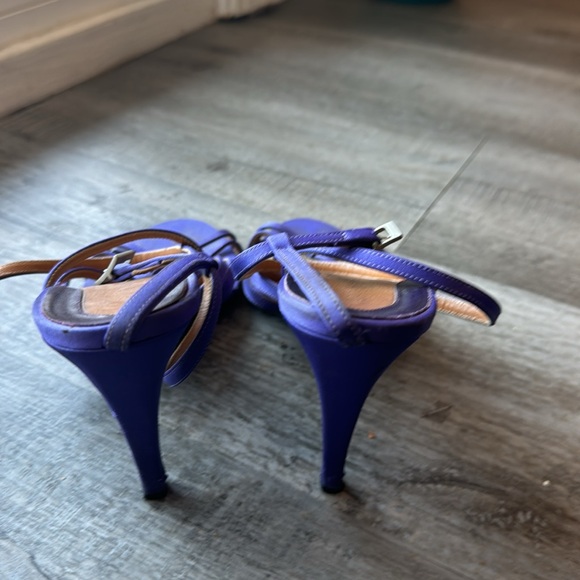 Vintage Versace Purple Strappy Heels - Picture 4 of 6